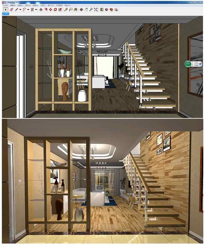 su草图大师sketchup cad vray lumion园林景观效果图制作视频教程