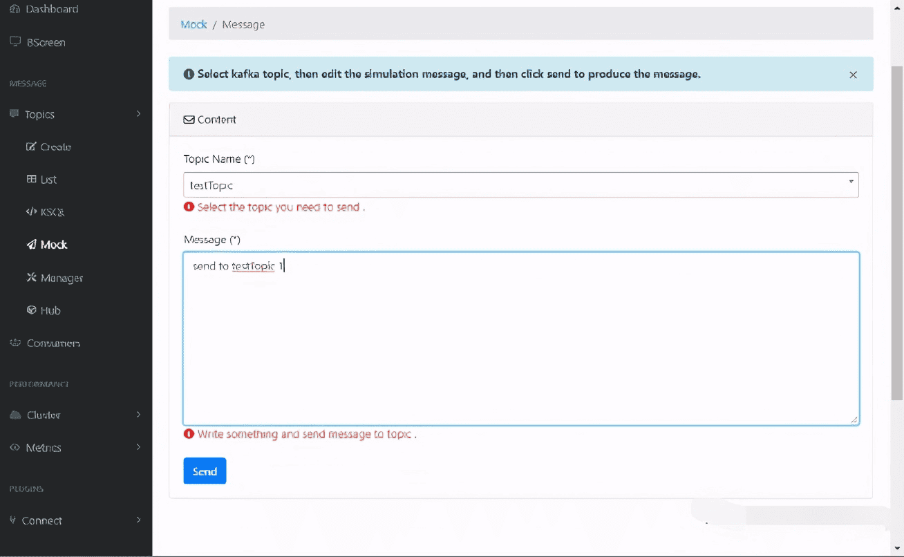 通过命令行来消费topic中的消息;1 code>bin/kafka-console-consumer