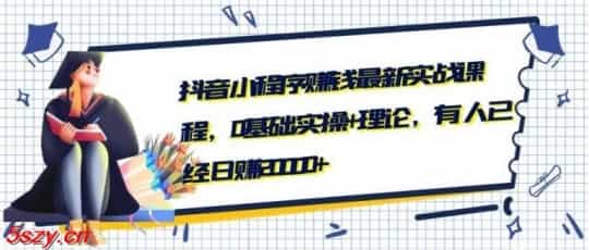 WY0040 抖音小程序赚钱最新实战课程，0基础,实操+理论，有人已经日赚20000+ - 宋马