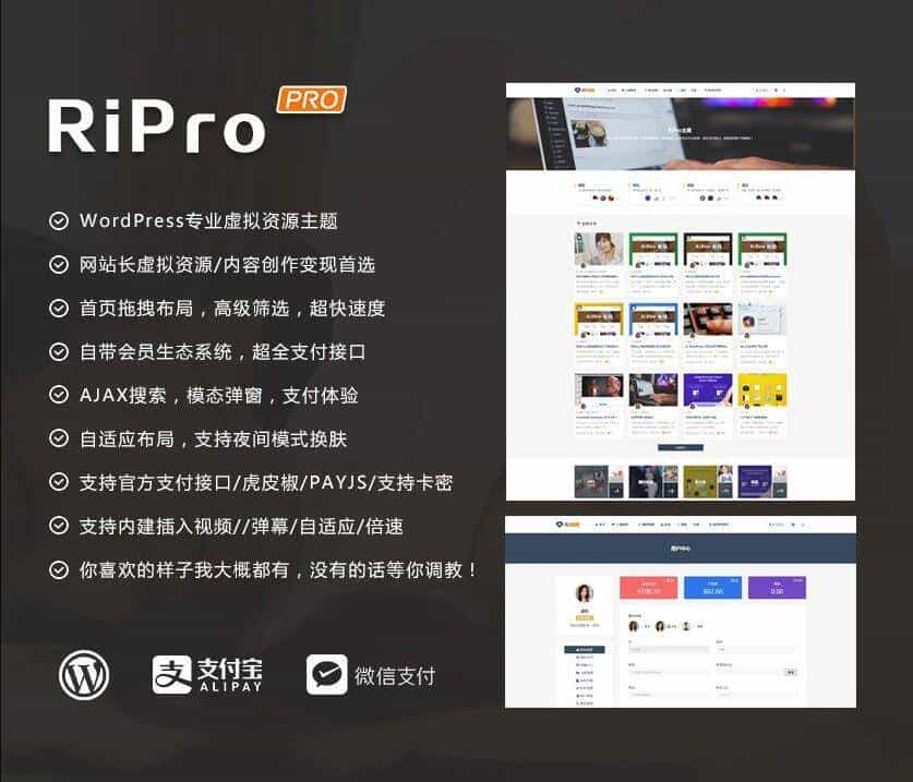 WordPress主题ripro8.9日主题最新破解版(2022.1.25)插图