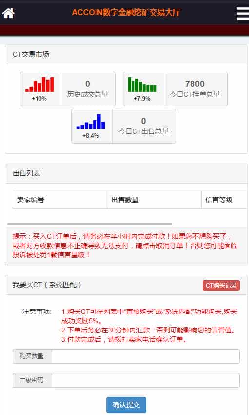 ACCOIN数字金融虚拟币自动挖矿程序/多国中英韩语言官网/推广//报单中心/返佣/见点/产量/商城/虚拟币/涨幅/多端可封APP/qkl13