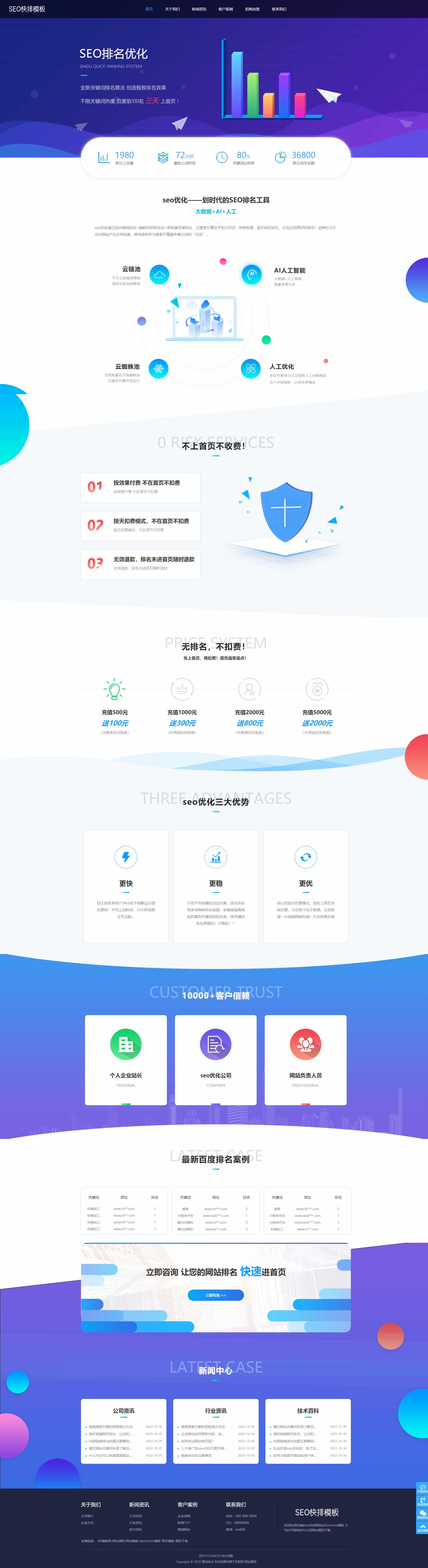 (自适应移动端)seo快排网站pbootcms模板 大气的IT网络软件公司网站源码下载.jpg