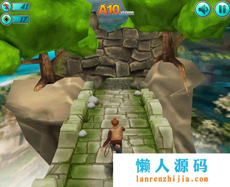 HTML5 3D跑酷游戏《墓穴逃亡》源码下载