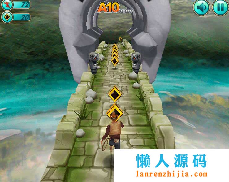 HTML5 3D跑酷游戏《墓穴逃亡》源码下载