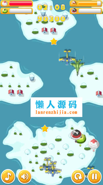 HTML5直升机空战游戏源码下载