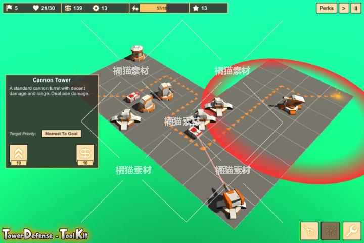 unity3d 小游戏源码 塔防工程案例源代码 框架案例 模型资源