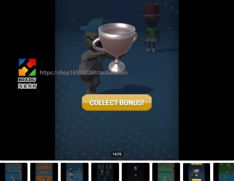 Unity3D完整项目Tennis Mobile - full game移动端网球项目源码