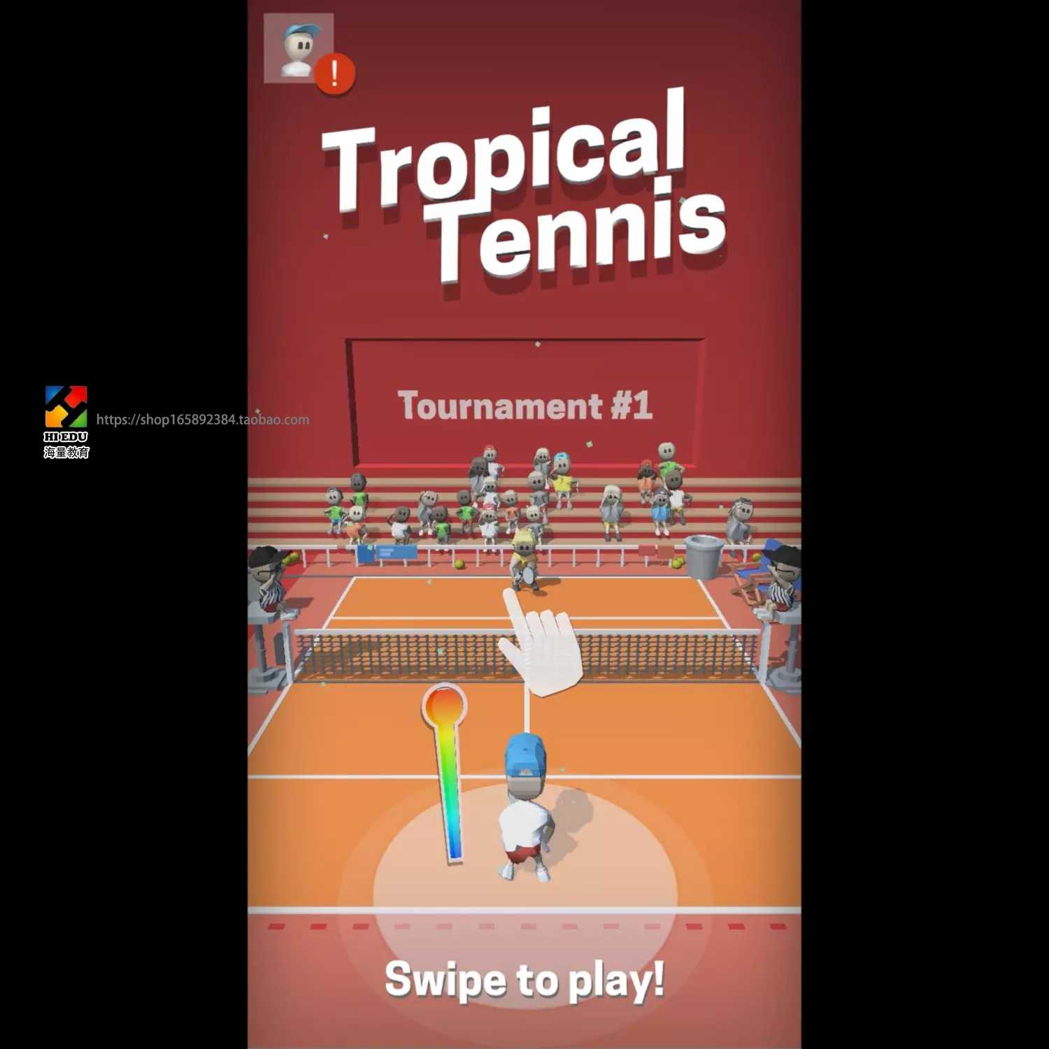 Unity3D完整项目Tennis Mobile - full game移动端网球项目源码