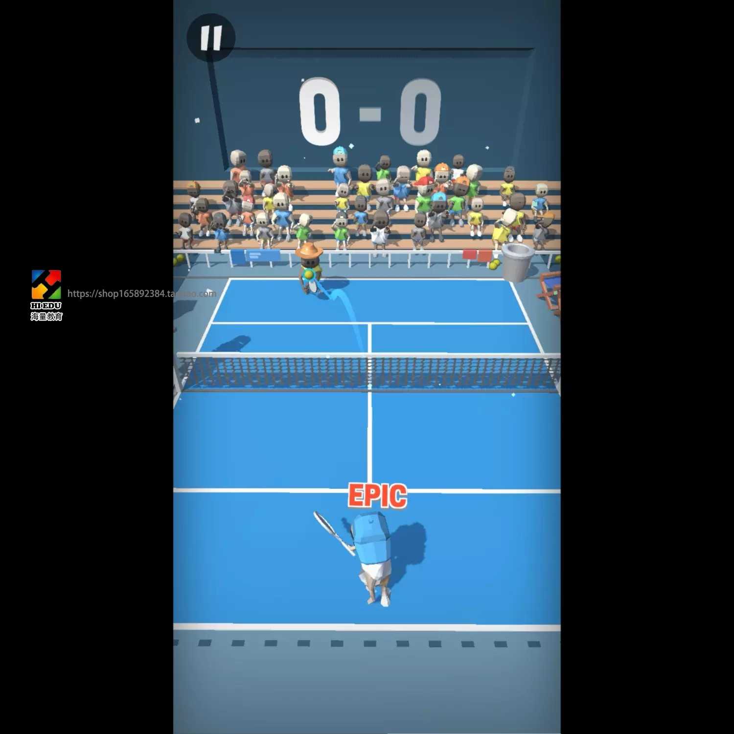 Unity3D完整项目Tennis Mobile - full game移动端网球项目源码