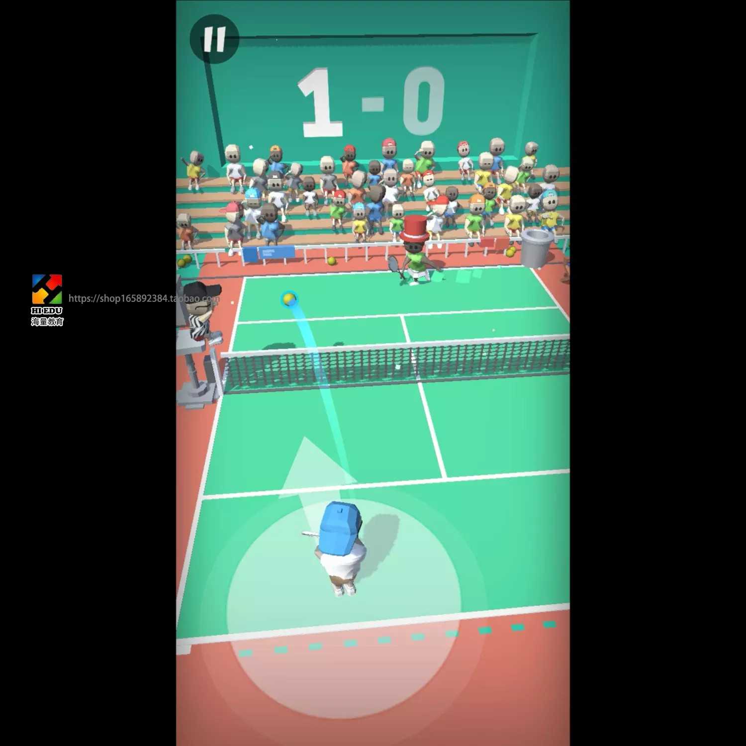 Unity3D完整项目Tennis Mobile - full game移动端网球项目源码