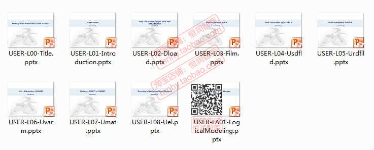 Abaqus子程序编程源码模型PPT源代码用户用法umat接口vumat弹性