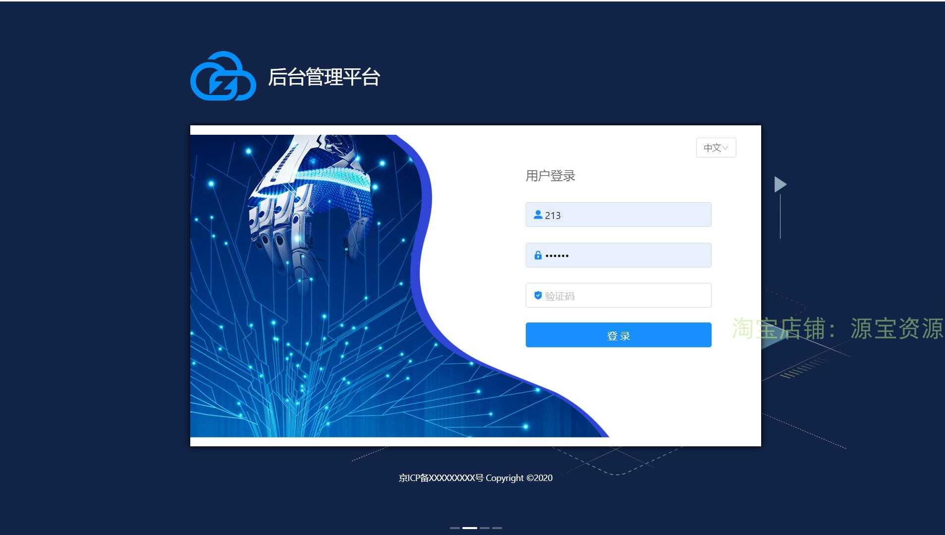 vue后台管理源码数据大屏echarts可视化 vue源码前后分离前端源码