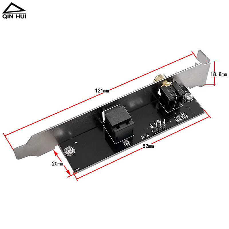 通用主板SPDIF镀金接口光纤同轴子卡AC3数字挡板PCM源码DTS输出