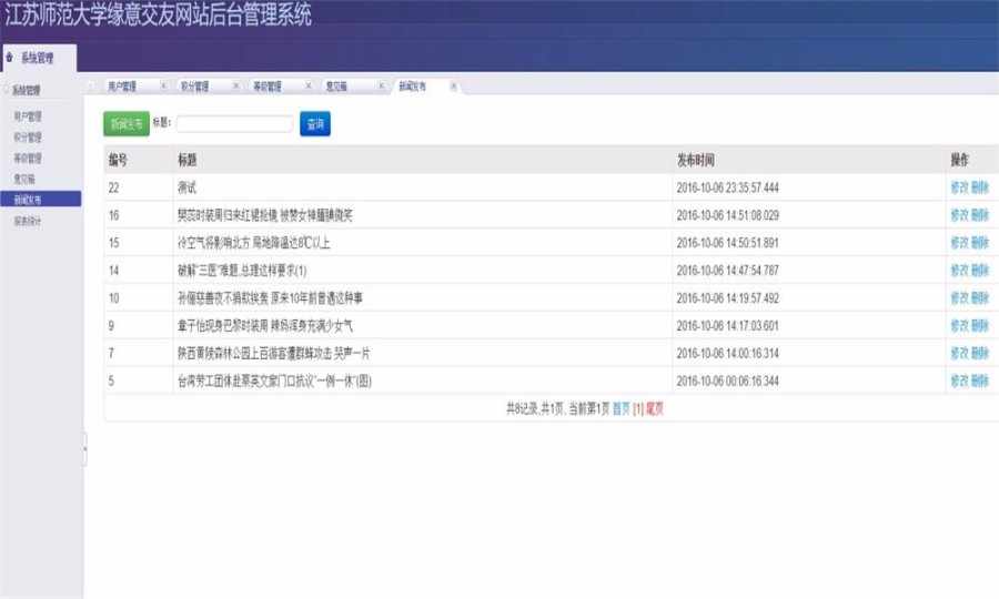 JAVA交友 前后台 网站源码