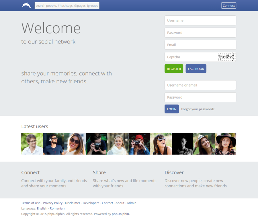 仿Facebook网站源码，社交网站系统、聊天交友网站模板 包安装