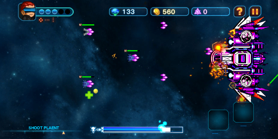 h5银河舰队雷霆战机源码 飞机设计类游戏源码html游戏 js小游戏