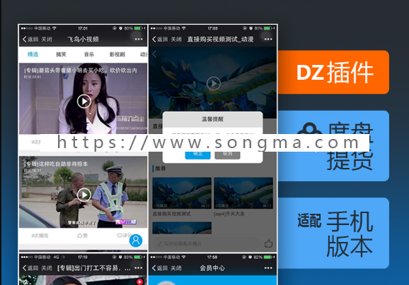 discuz插件【飞鸟】小视频V2.9.7运营版fn_video手机版增强dz插件