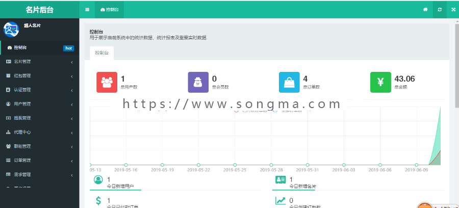 超人名片小程序V2.0.9智能名片微信名片小程序_AI雷达名片小程序