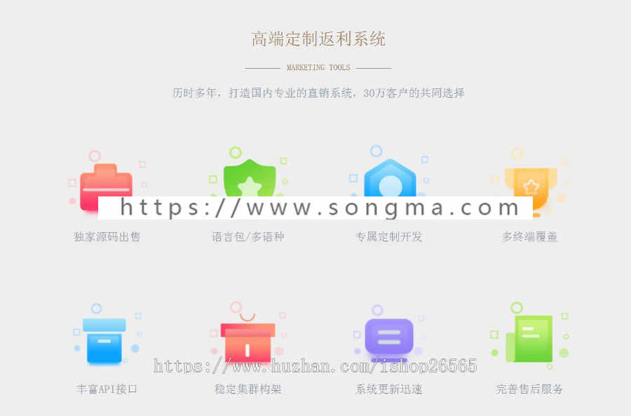 分销商城+返利、分红模式可调节、可定制开发