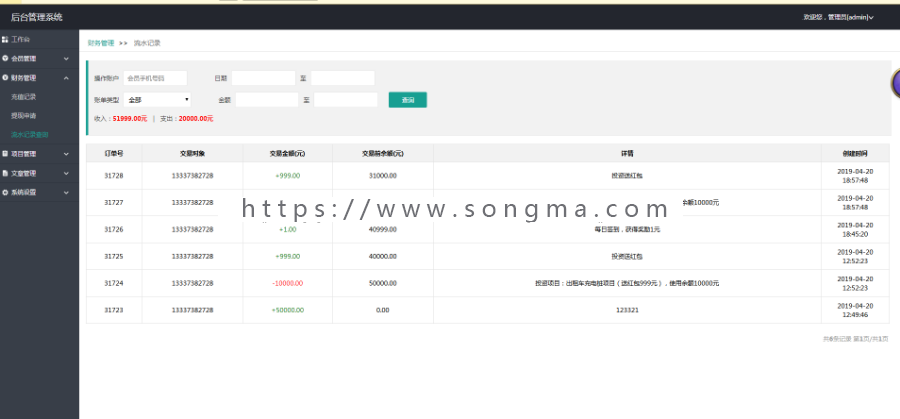 投资理财网站源码金融理财系统源码三合一