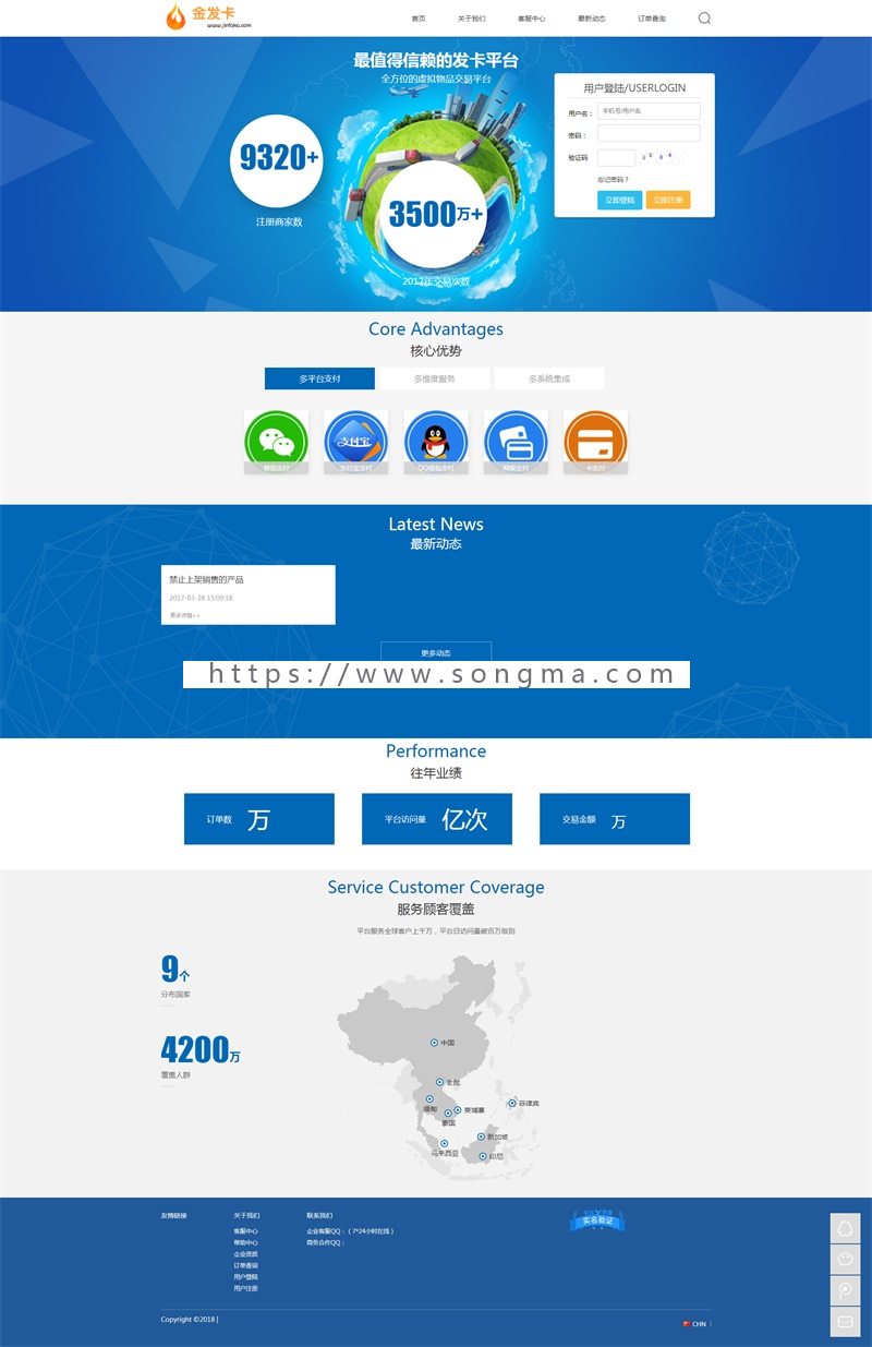 【PHP源码】最   新完整企业级发卡平台商业版网站源码分享，多支付接口功能，运营级自动