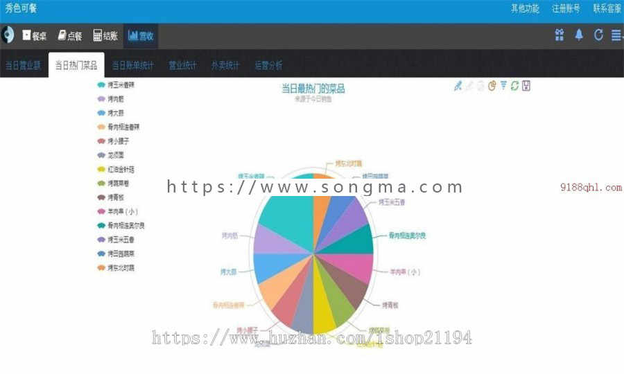 ASP.NET点餐系统源码（电脑手机通用）