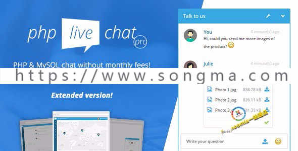 在线客服聊天系统 PHP Live Chat Pro 中英文双版/网站客服源码/ 