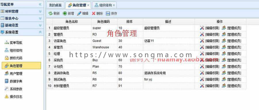 大型材料管理系统 BS开发框架 asp.net 带工作流引擎源码