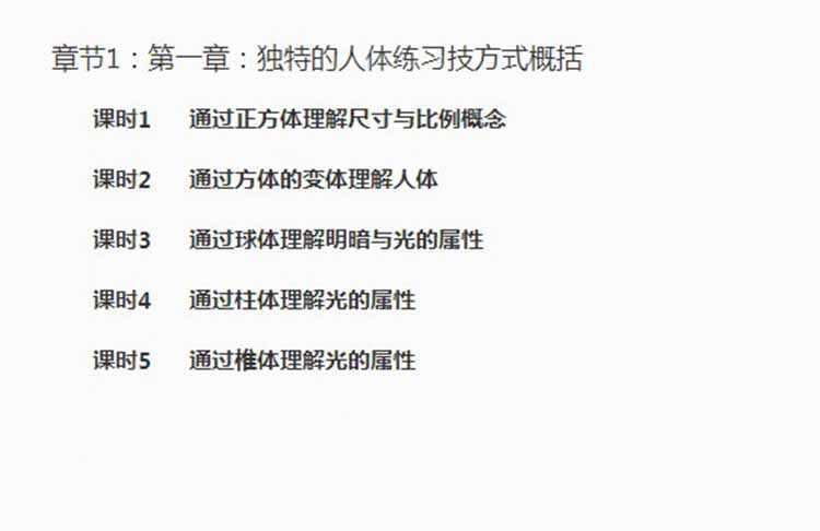 王九斤艺用CG角色原画教程绘画基础必学人体结构练习视频教程 - 宋马