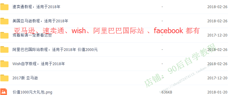 图片[5] - 2018外贸跨境电商亚马逊/速卖通/WISH/开店推广运营视频教程培训 - 宋马
