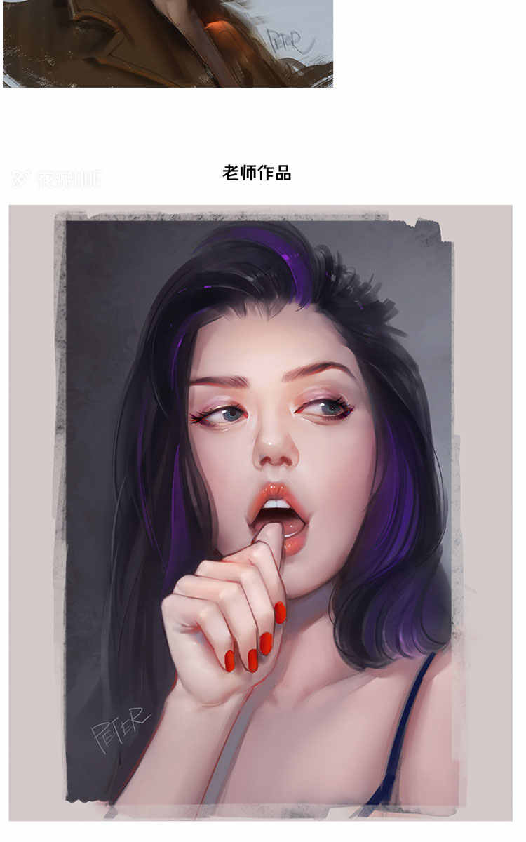 2018肖吉教程美少女插画视频教程合集cg原画厚涂ps板绘零基础自学