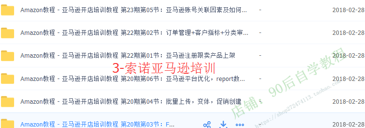 图片[23] - 2018外贸跨境电商亚马逊/速卖通/WISH/开店推广运营视频教程培训 - 宋马