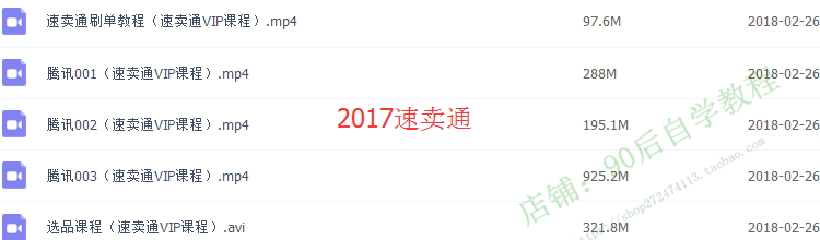 图片[27] - 2018外贸跨境电商亚马逊/速卖通/WISH/开店推广运营视频教程培训 - 宋马