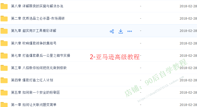 图片[12] - 2018外贸跨境电商亚马逊/速卖通/WISH/开店推广运营视频教程培训 - 宋马