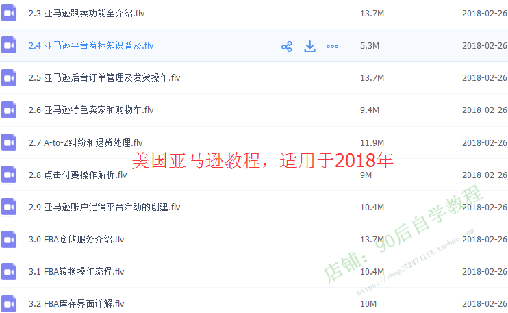 图片[26] - 2018外贸跨境电商亚马逊/速卖通/WISH/开店推广运营视频教程培训 - 宋马