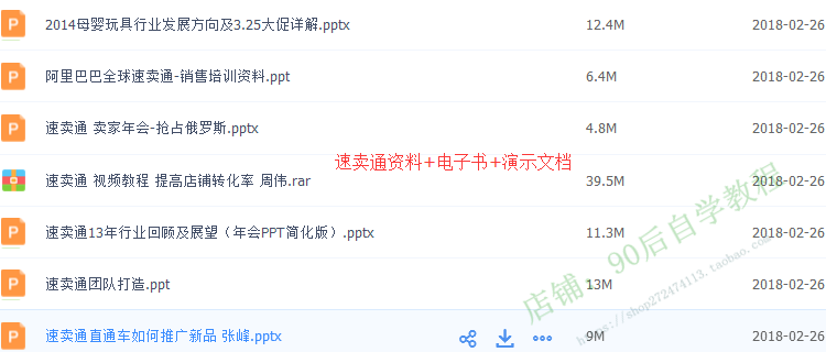 图片[32] - 2018外贸跨境电商亚马逊/速卖通/WISH/开店推广运营视频教程培训 - 宋马