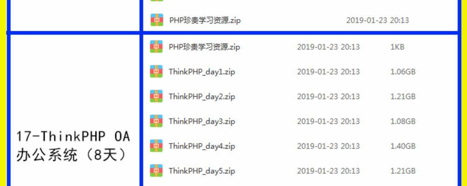php视频教程2018全套黑马从零基础thinkphp5开发项目实战教学课程