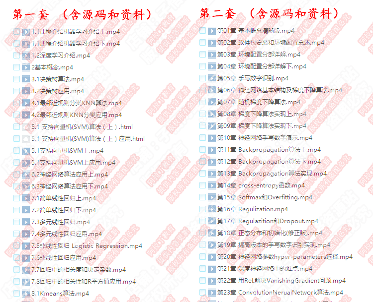 Python深度学习机器学习神经网络智能算法分析Tensorflow视频教程