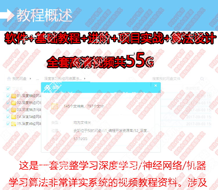 Python深度学习机器学习神经网络智能算法分析Tensorflow视频教程