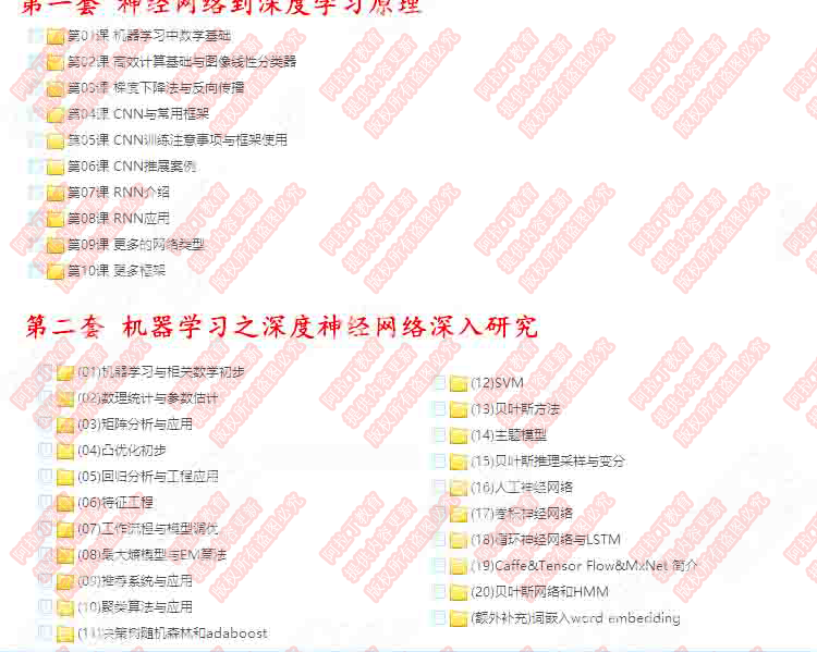 Python深度学习机器学习神经网络智能算法分析Tensorflow视频教程