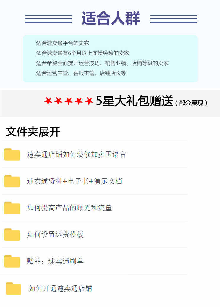 2019年跨境电商速卖通教程视频录制自学全套基础高阶运营培训课程