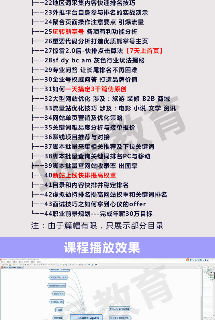 网站seo优化教程软件关键词优化排名原创文章工具基础视频教程