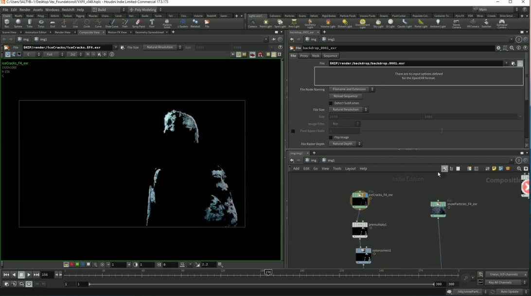 houdini 17.5 雪花飘落 vex 基础特效视频教程