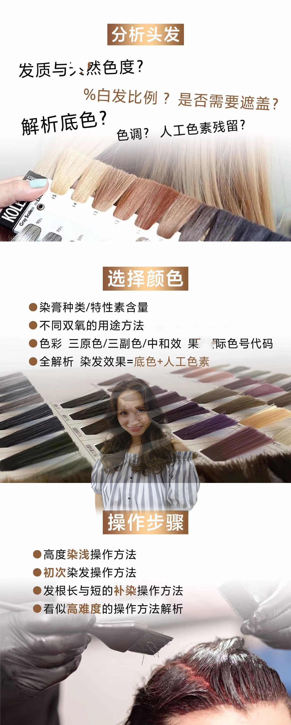 2020西蒙色彩根基系统课程染发基础教程美发视频