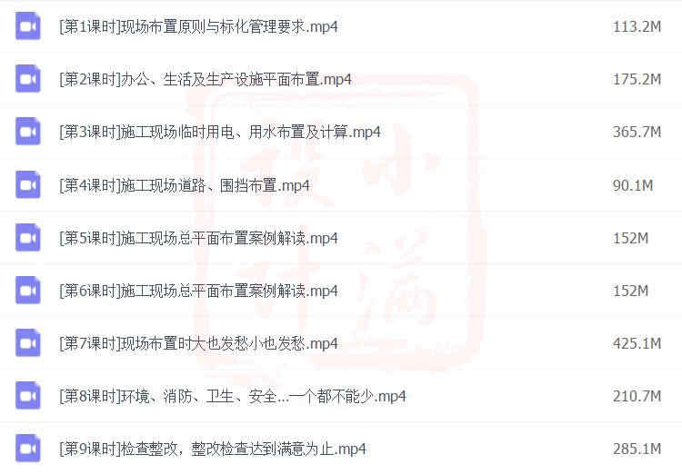 施工现场平面布置图自学视频教程施工总平面图设计土建技术负责人