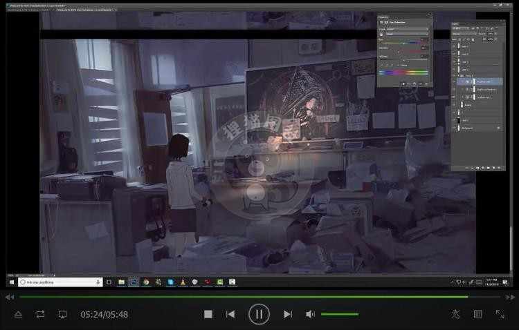 Atey Ghailan简洁色块化的原画视频教程厚涂卡通角色场景自学课程