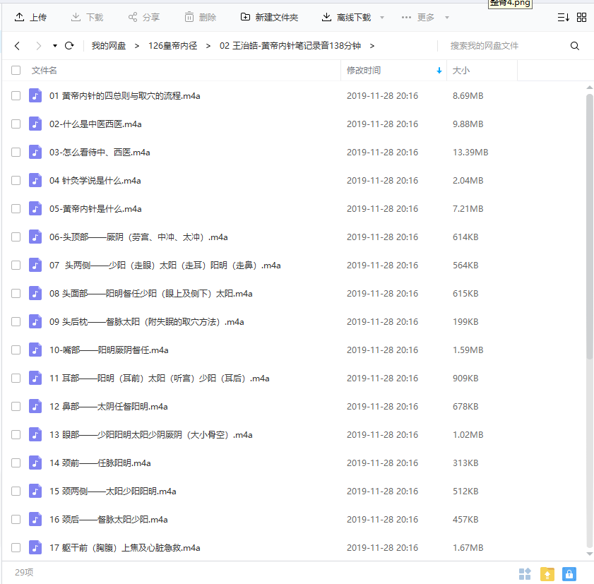 黄帝内针杨真海传年更新版4期音频视频教程合集王治皓讲资料自学