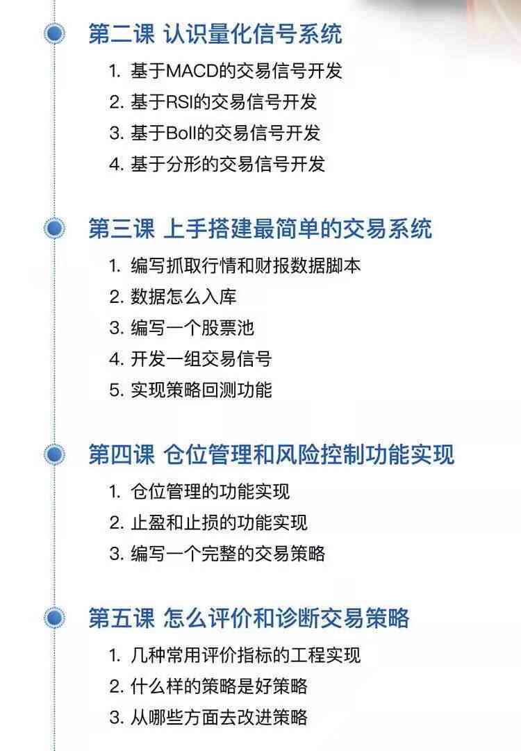 2020年python量化投资程序化核心策略开发自动交易实战视频教程