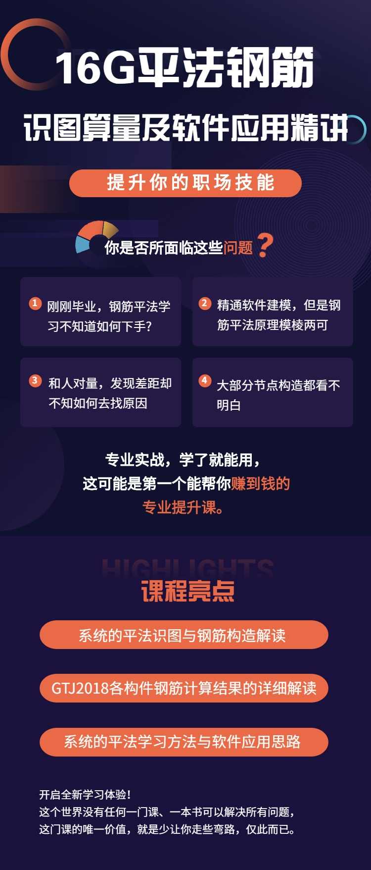 16G平法钢筋识图算量及软件应用精讲视频教程—彭波16G101
