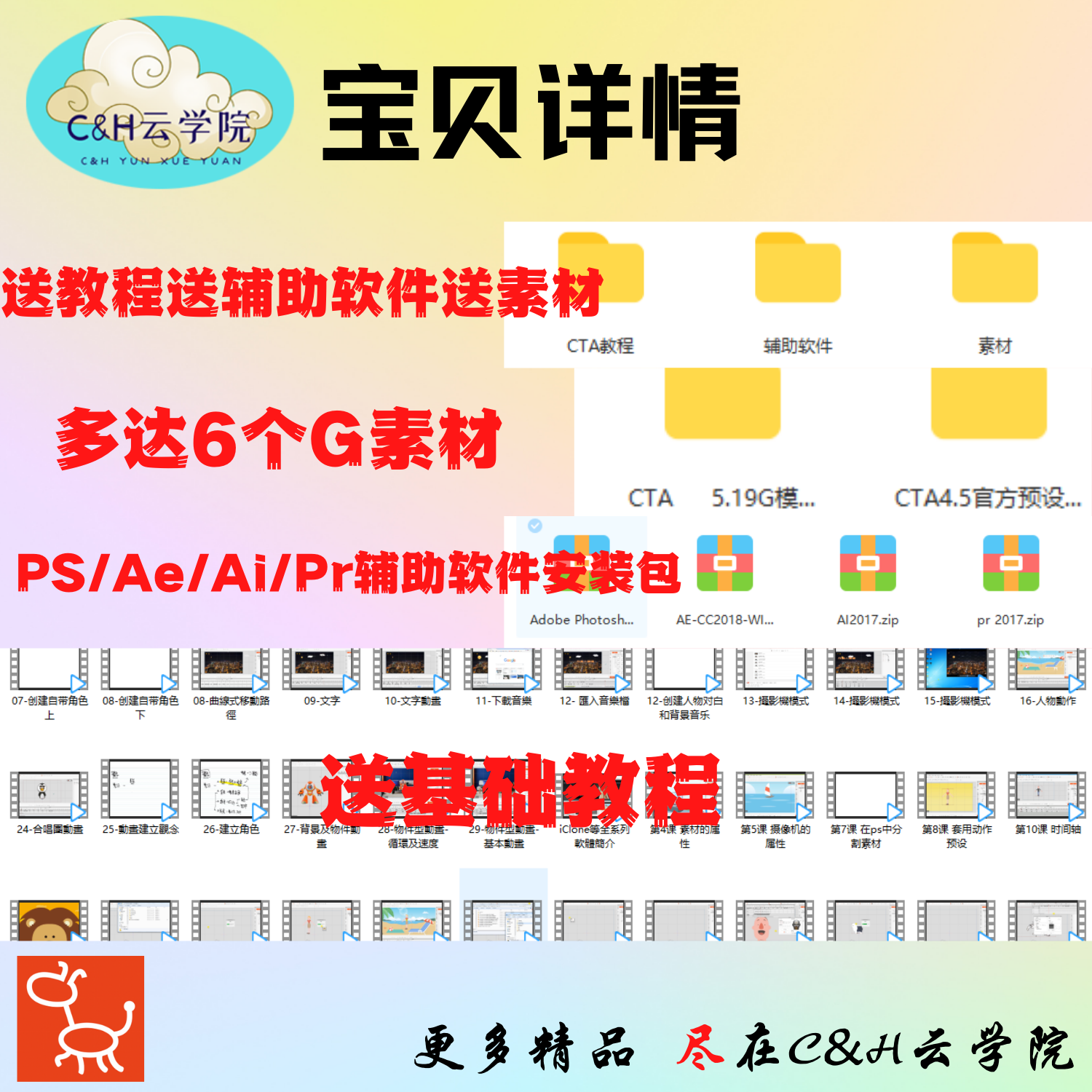 CTA4.5版卡通软件，全新版本含面捕动捕插件送教程素材ae ps插件
